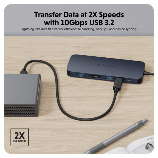 Hub chuyển đổi HyperDrive Next 10 in 1 Port Type-C HD4005GL-HD4005GL-4