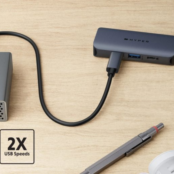 Hub chuyển đổi HyperDrive Next 4 in 1 Port Type-C HD4001GL-HD4001GL-4