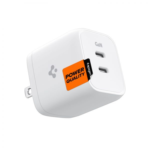 Cốc sạc nhanh 2 cổng Spigen 45W ArcStation Wall Charger-ACH03716-2
