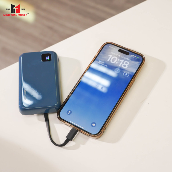 Pin sạc dự phòng Mazer 10.000 mAh 22.5W SuperMINI-Pocket Power.Link Trio-M-EGLINK10.0TRIO-GY-10