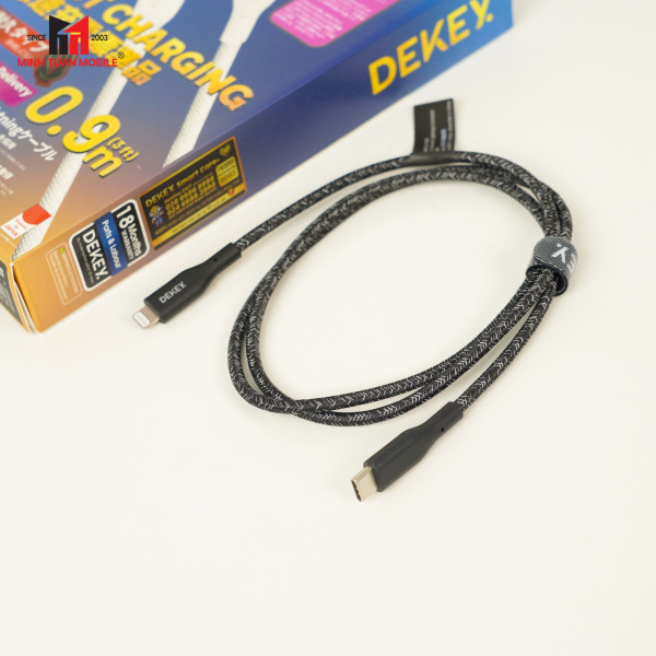 Cáp Type-C to Lightning Dekey MFi Power Pioneer 0.9m-C2568-11