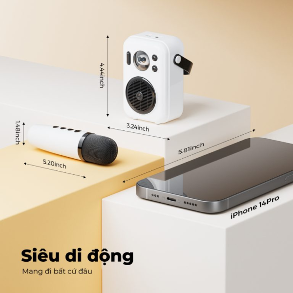 Loa Karaoke di động SoundPEATS Hi Singing-HISINGWHT-4