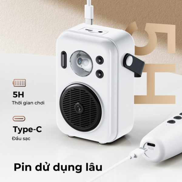 Loa Karaoke di động SoundPEATS Hi Singing-HISINGWHT-6