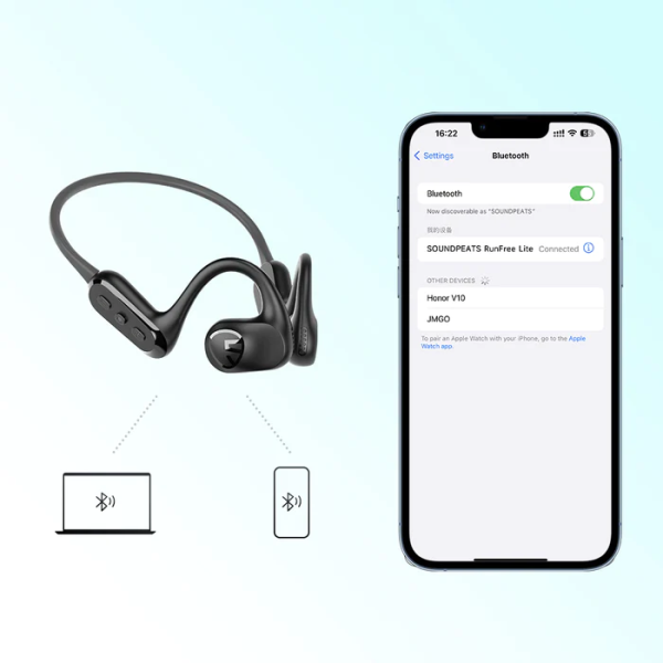 Tai nghe Bluetooth thể thao SoundPEATS Runfree Lite-SPRUNFREEBK-8