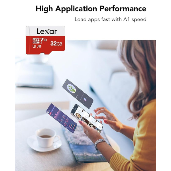 Thẻ nhớ Lexar 32GB Micro SDHC UHS-I 100MB s-LMSESXX032G-BNAAU-6