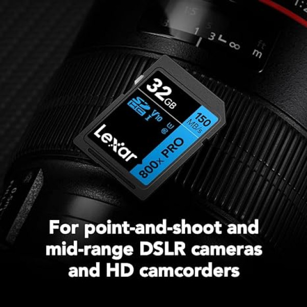 Thẻ nhớ Lexar 32GB 800X Pro SDHC UHS-I 150MB s-LSD0800P032G-BNNNG-10