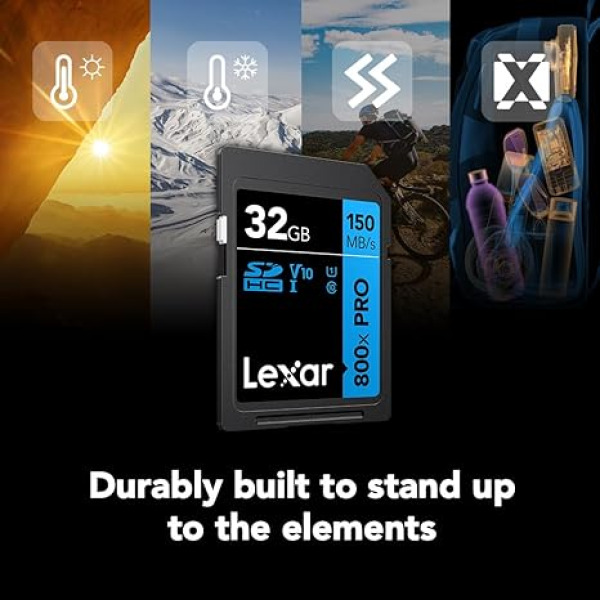 Thẻ nhớ Lexar 32GB 800X Pro SDHC UHS-I 150MB s-LSD0800P032G-BNNNG-12