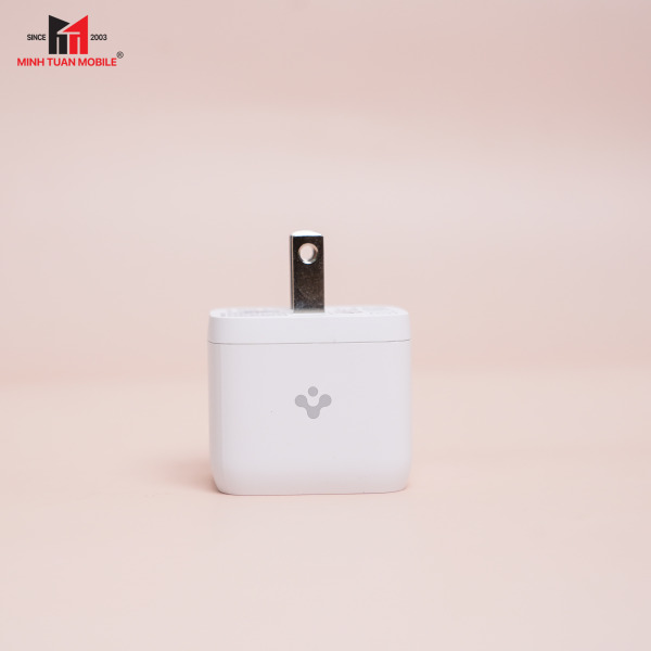 Cốc sạc nhanh 2 cổng Spigen 35W ArcStation Wall Charger-ACH03713-10