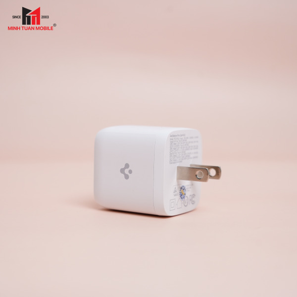 Cốc sạc nhanh 2 cổng Spigen 45W ArcStation Wall Charger-ACH03716-3