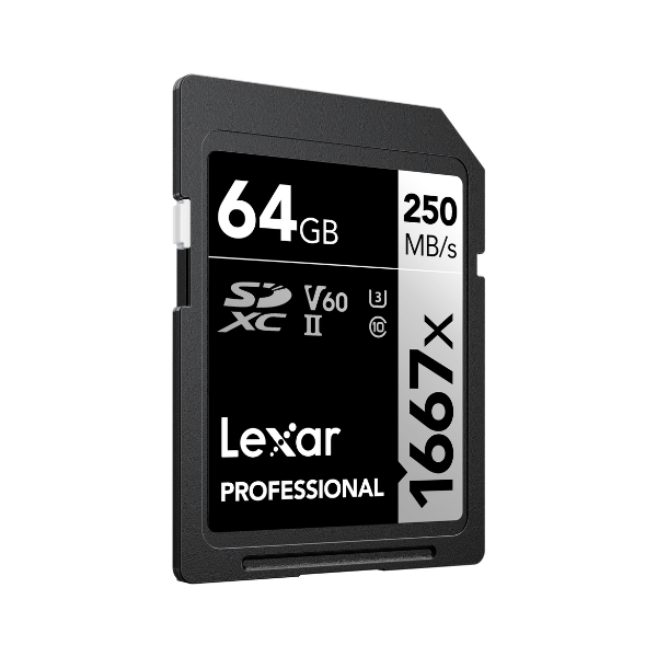 Thẻ nhớ Lexar Professional 64GB 1667X SDXC UHS-II 250MB s-LSD64GCB1667-3