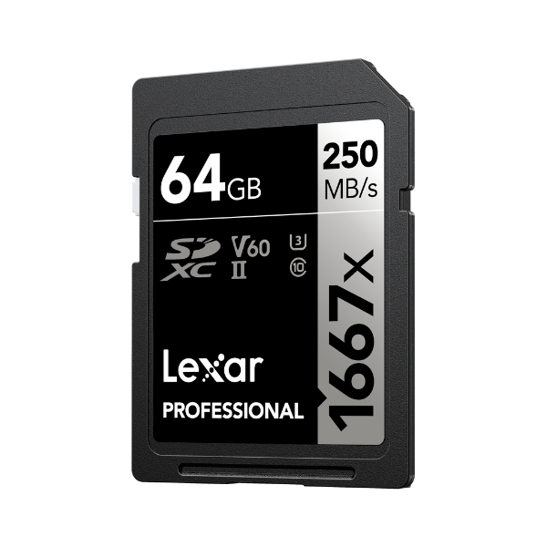 Thẻ nhớ Lexar Professional 64GB 1667X SDXC UHS-II 250MB s-LSD64GCB1667-5