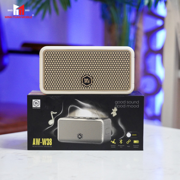 Loa Bluetooth Alpha Works W38-AWW38BLK-14