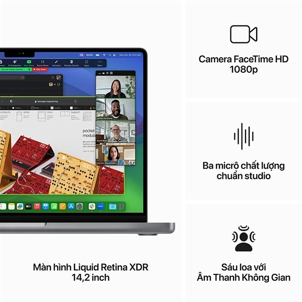 MacBook Pro M3 14 inch 8GB 512GB Chính Hãng VN-MACBOOK PRO 14 M3 512GB-5