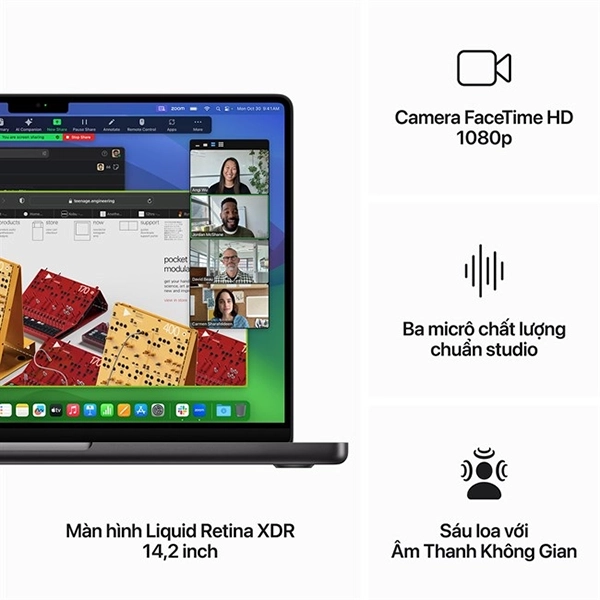 MacBook Pro M3 Pro 14 inch 18GB 1TB - Chính Hãng VN-MACBOOK PRO 14 INCH 2023 M3 PRO 12CPU 18GPU 18GB 1TB SSD-5