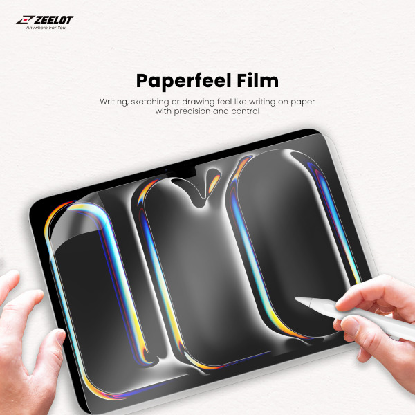 Miếng dán iPad Pro Air 13 inch (Air 7 6) Zeelot Paper Like Film cao cấp-521211-3
