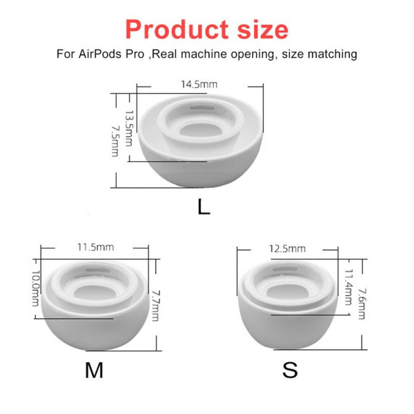 Nút đệm cao su tai nghe Airpods Pro-DTAPP-3