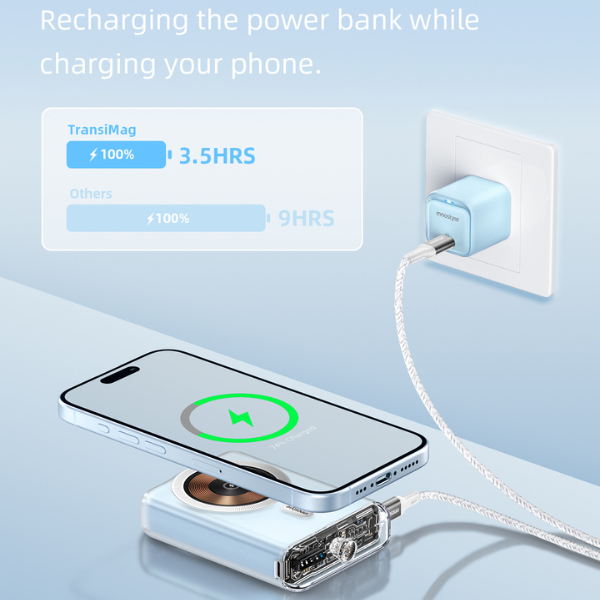 Pin sạc dự phòng Innostyle 10.000 mAh 20W Transimag Magnetic IQ20-IQ20BB-3