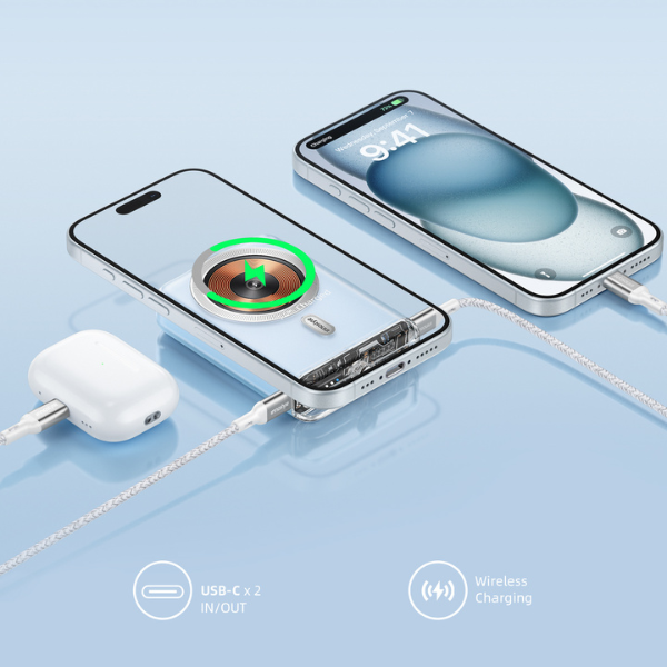 Pin sạc dự phòng Innostyle 10.000 mAh 20W Transimag Magnetic IQ20-IQ20BB-6