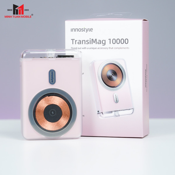 Pin sạc dự phòng Innostyle 10.000 mAh 20W Transimag Magnetic IQ20-IQ20BB-8