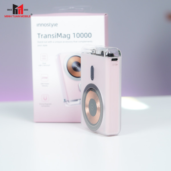 Pin sạc dự phòng Innostyle 10.000 mAh 20W Transimag Magnetic IQ20-IQ20BB-9
