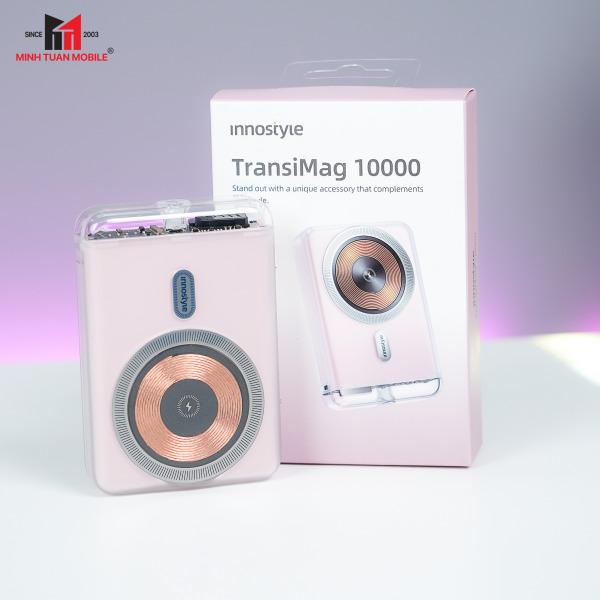 Pin sạc dự phòng Innostyle 10.000 mAh 20W Transimag Magnetic IQ20-IQ20BB-15