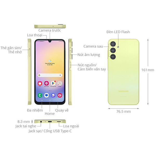 Samsung Galaxy A25 5G 6GB 128GB - SM-A256EZKDXXV-SM-A256EZKDXXV-2