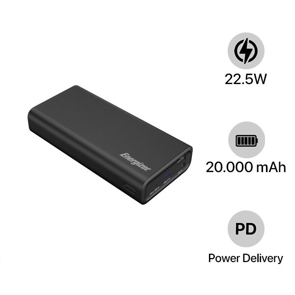 Pin sạc dự phòng Energizer 20.000 mAh 22.5W UE20012PQ-UE20012PQBK-2