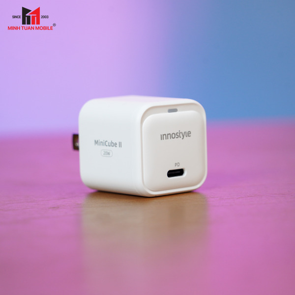 Cốc sạc nhanh Innostyle 20W Type-C Ultra Minicube II-IMC20G2LV-13
