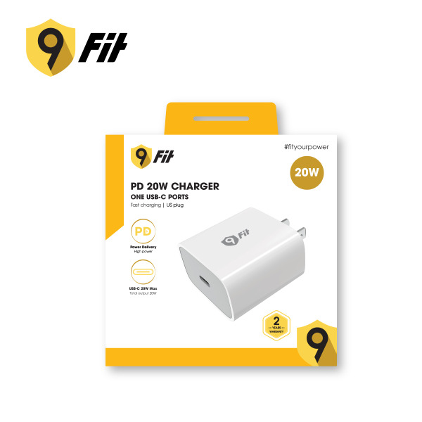 Cốc sạc nhanh 9Fit 20W PD Type-C-9A020A05W-5