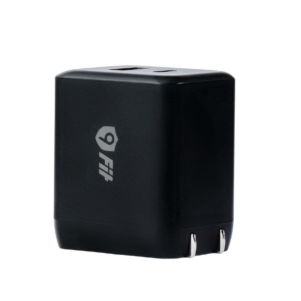 Cốc sạc nhanh 2 cổng 9Fit 35W PD 1A1C GaN-9FAC001B-8