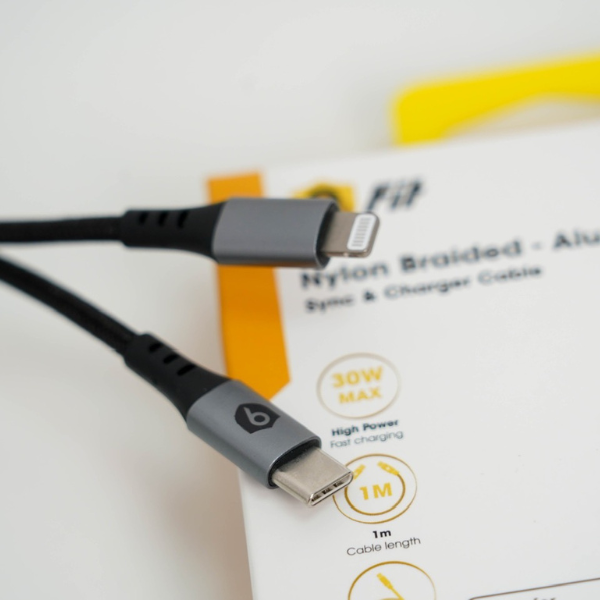 Cáp Type-C to Lightning 9Fit MFi 1M-9FCA002B-6