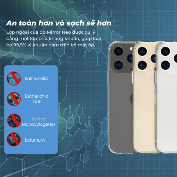 Ốp lưng iPhone 13 Pro Max Rockrose Mirror Neo-RRPCIP13PMMNC-4