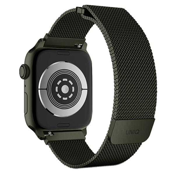 Dây đeo Apple Watch 38 40 41 mm UNIQ Dante Milan Mesh Steel Strap-UNIQ41MMDANGRN-2