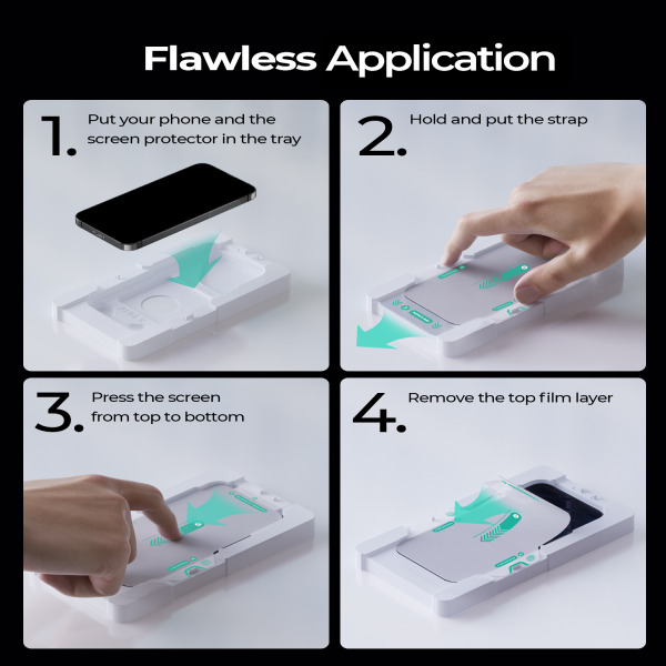 Cường lực iPhone 15 Pro Max Aukey ClearView SP-GT10A-SP-GT10D-3