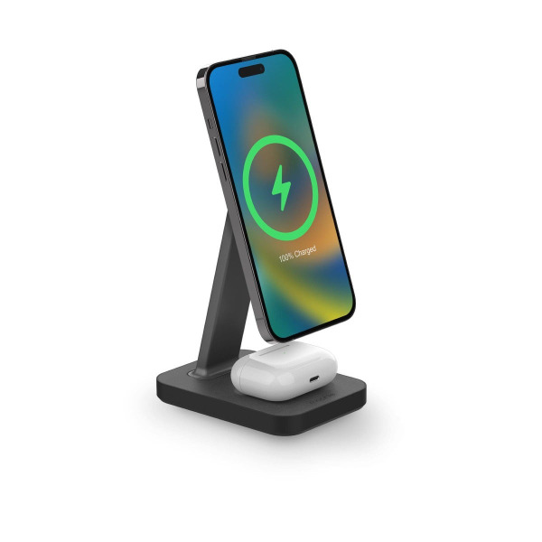 Đế sạc không dây Mophie Snap+ 2 in 1 Charge Stand & Pad-401309750-7