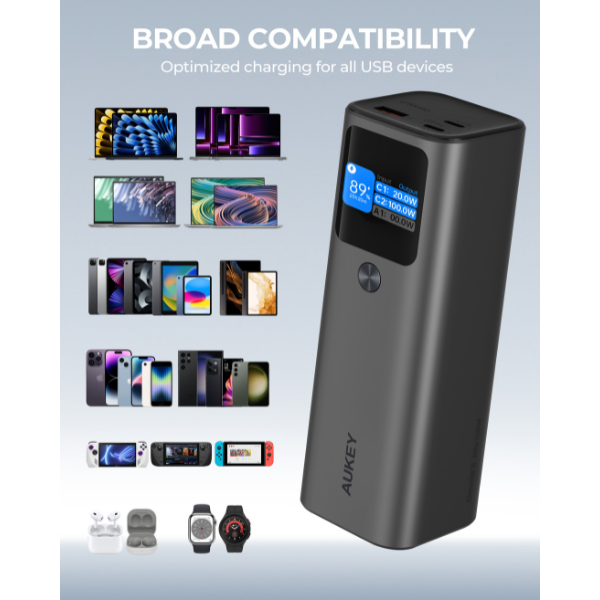 Pin sạc dự phòng Aukey 27.600 mAh 140W Sprint X-PB-Y45-13