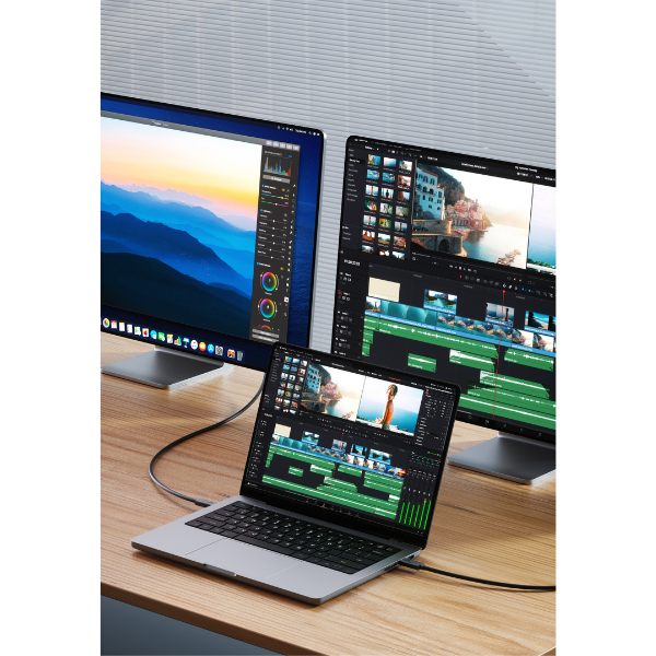 Cáp chuyển USB-IF Aukey thế hệ thứ 3 240W 0.8M-CB-TCC241-BLK-2