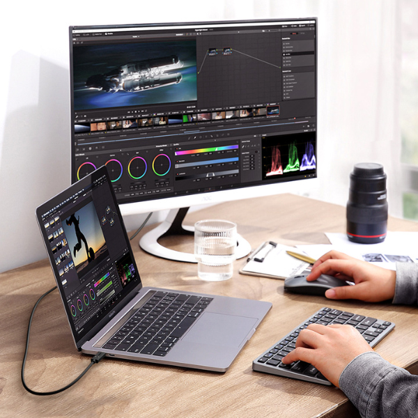 Cáp chuyển USB-IF Aukey thế hệ thứ 3 240W 0.8M-CB-TCC241-BLK-3
