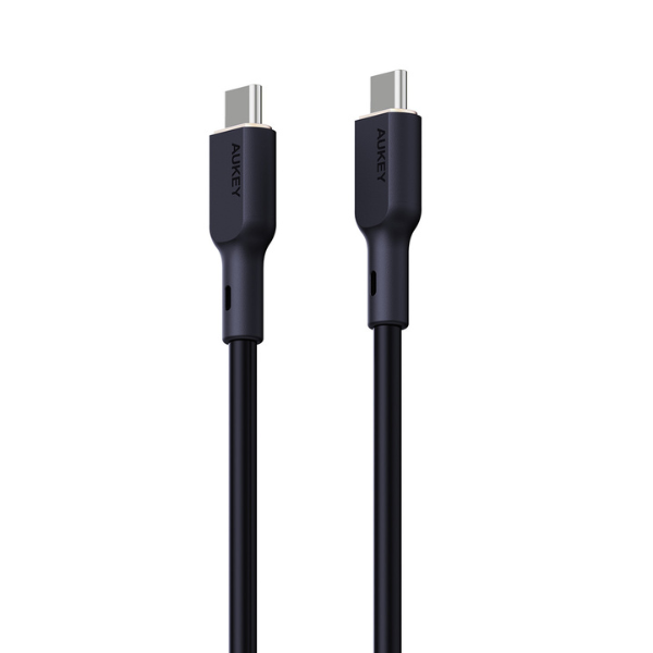 Cáp Type-C to Type-C Aukey 240W Silicone 1.8M-CB-SCC242-BLK-3