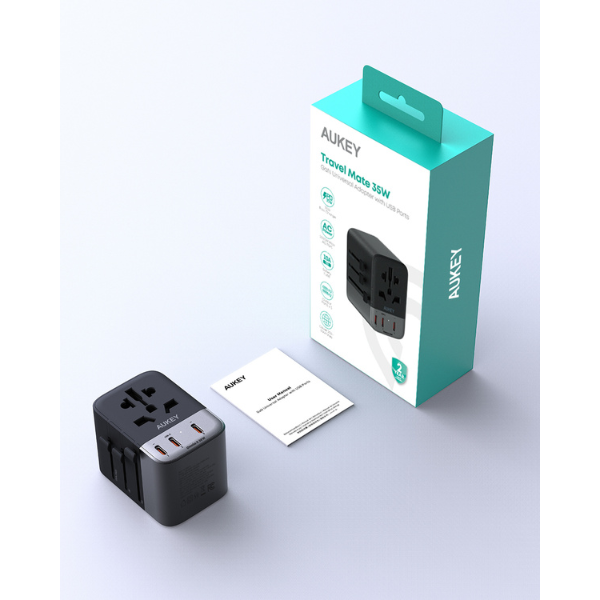 Sạc đa năng Aukey PD35W nhiều cổng PA-TA07A-PA-TA07A-GRA-3