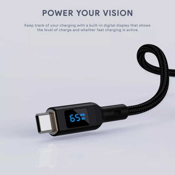 Cáp Type-C to Type-C Aukey 100W Bọc Dù 1M-CB-MCC101-BLK-6