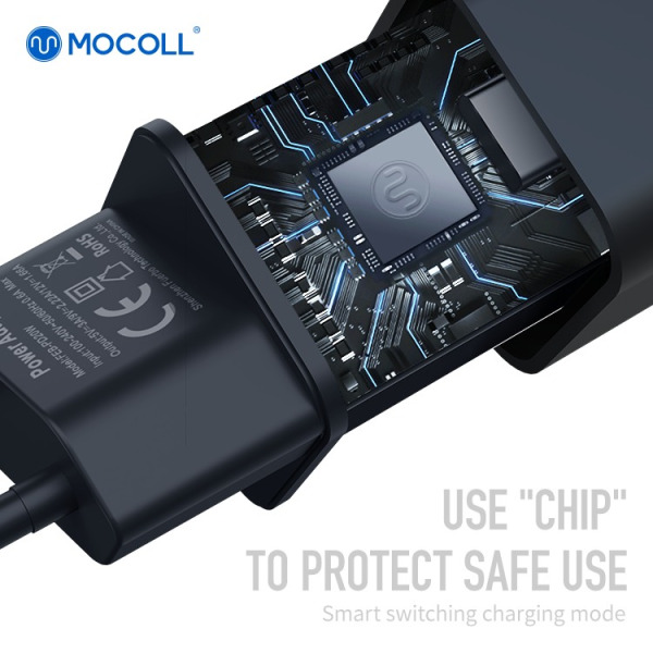 Cốc sạc nhanh MOCOLL 20W PD Type-C-MOC3567-4