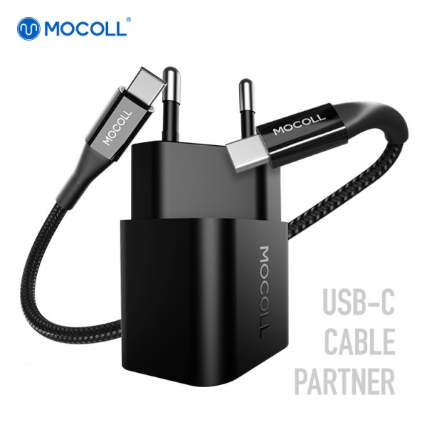 Cốc sạc nhanh MOCOLL 20W PD Type-C-MOC3567-6