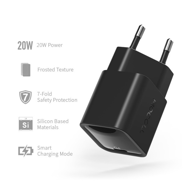 Cốc sạc nhanh MOCOLL 20W PD Type-C-MOC3567-2