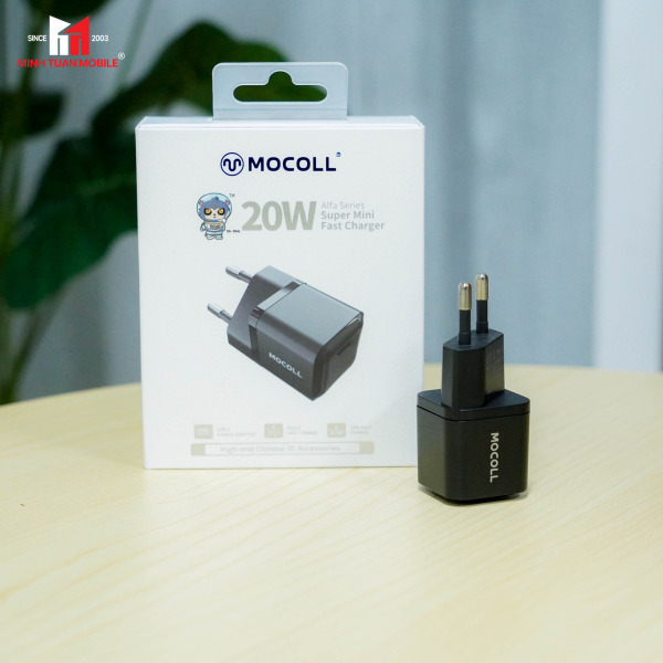 Cốc sạc nhanh MOCOLL 20W PD Type-C-MOC3567-17