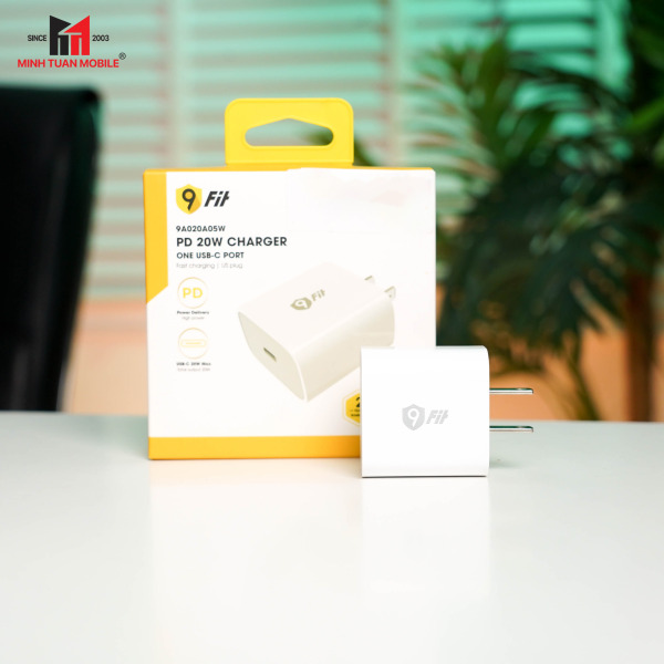 Cốc sạc nhanh 9Fit 20W PD Type-C-9A020A05W-8