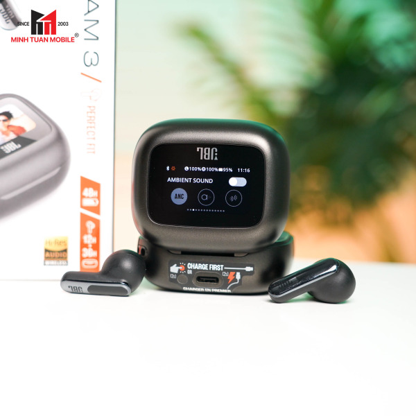 Tai nghe Bluetooth True Wireless JBL Live Beam 3-JBLLIVEBEAM3SIL-15