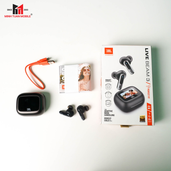 Tai nghe Bluetooth True Wireless JBL Live Beam 3-JBLLIVEBEAM3SIL-18
