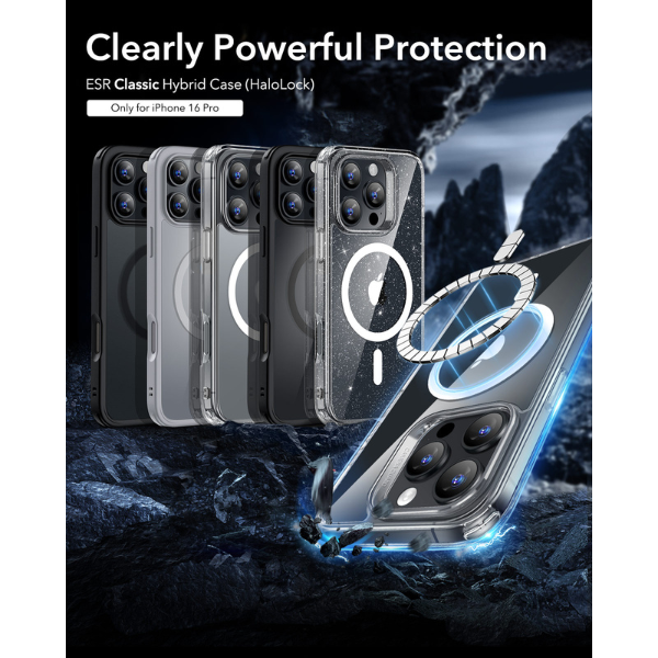 Ốp lưng Magsafe iPhone 16 Pro Max ESR Classic Hybrid HaloLock-4894240220740-4