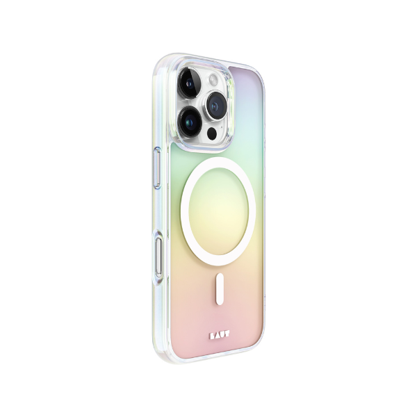 Ốp lưng Magsafe iPhone 16 Pro LAUT Holo Pearl-L_IP24B_HO_W-2